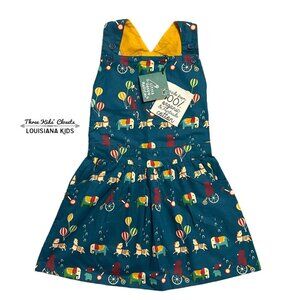 NEW Little Green Radicals 5-6Y Journey To A Jamboree Dress